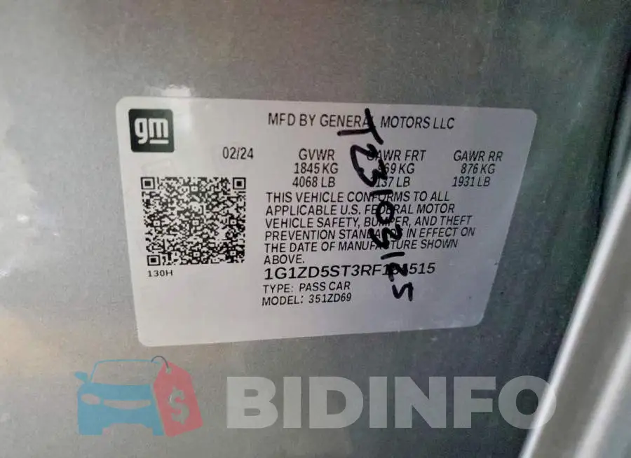 1G1ZD5ST3RF184515 Photo# 13