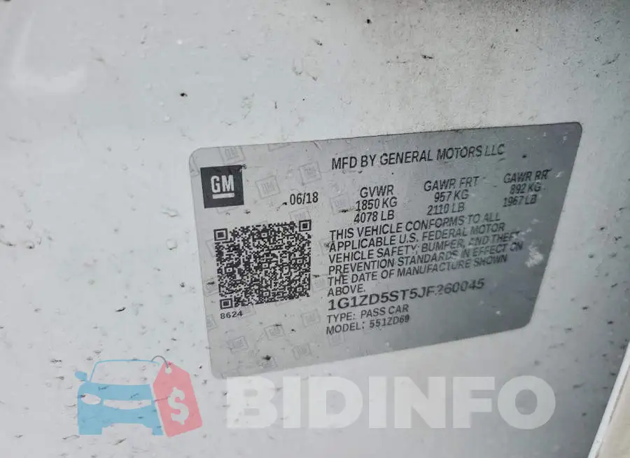 1G1ZD5ST5JF260045 Photo# 12