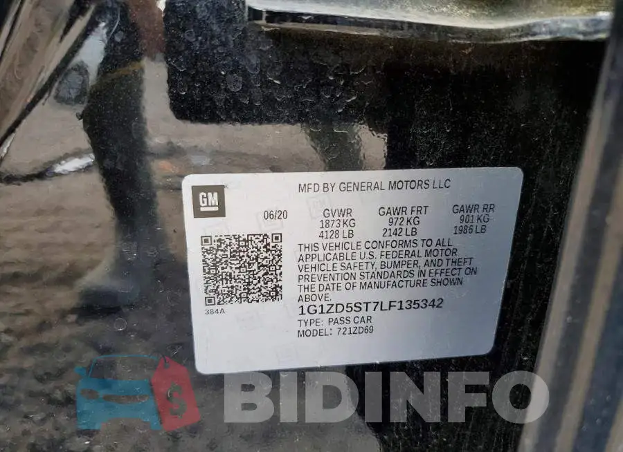 1G1ZD5ST7LF135342 Photo# 12