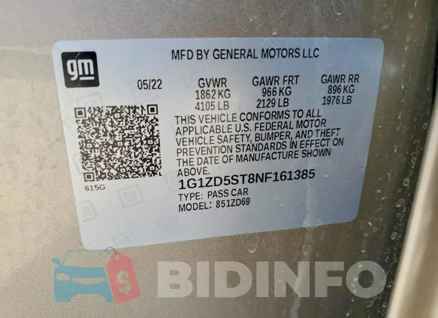 1G1ZD5ST8NF161385 Photo# 12