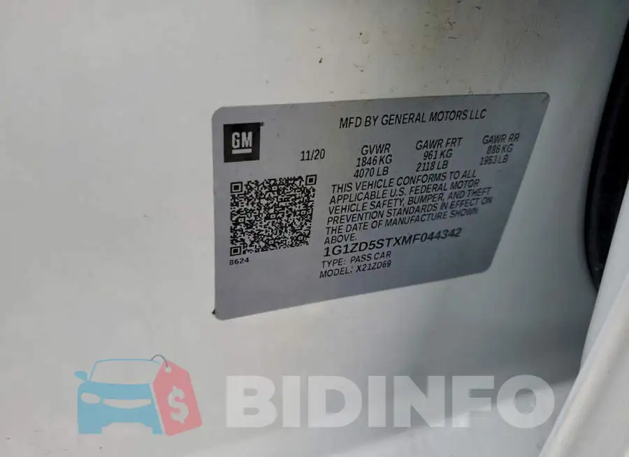 1G1ZD5STXMF044342 Photo# 12