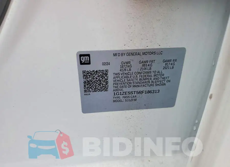 1G1ZE5ST5RF186313 Photo# 12