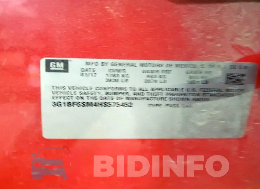 3G1BF6SM4HS575452 Photo# 12