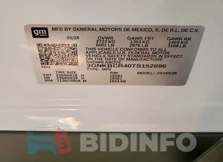 3GNKBCR40TS152696 Photo# 13