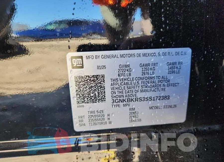 3GNKBKRS3SS172383 Photo# 14