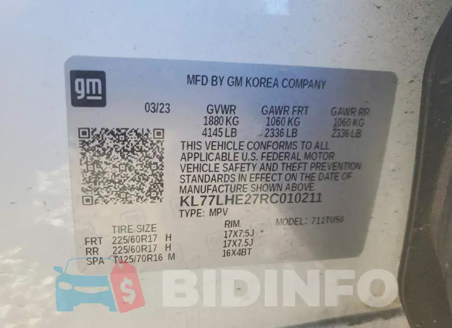 KL77LHE27RC010211 Photo# 14
