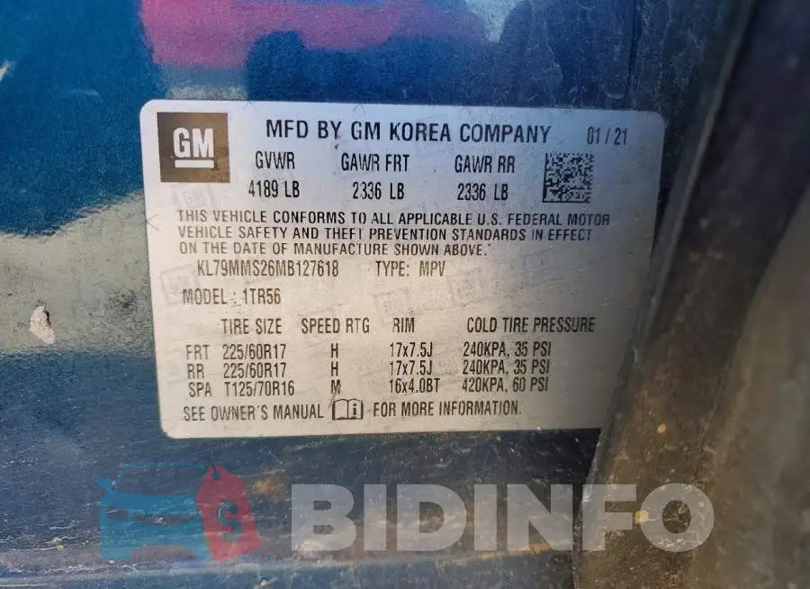 KL79MMS26MB127618 Photo# 13