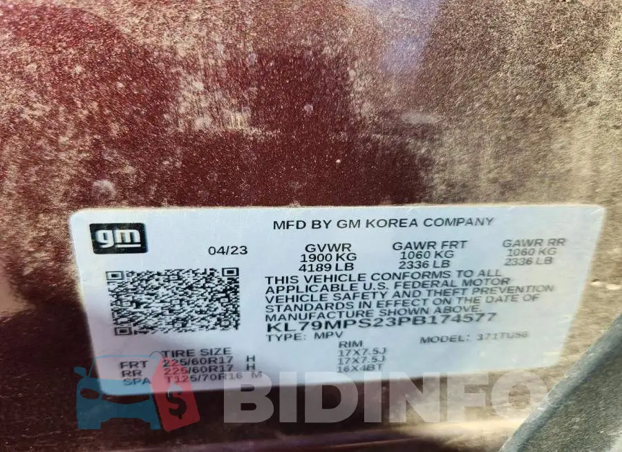 KL79MPS23PB174577 Photo# 12