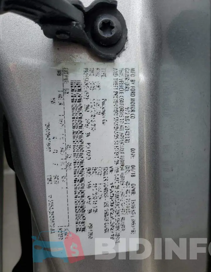 1FADP3FE2JL302719 Photo# 13