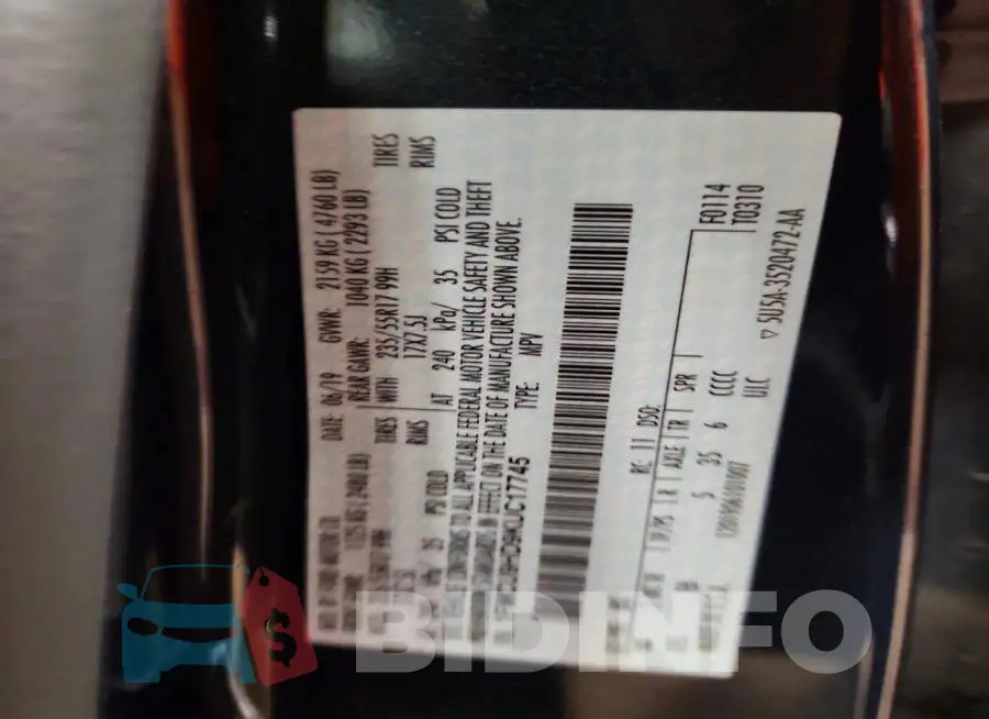 1FMCU9HD9KUC17745 Photo# 13