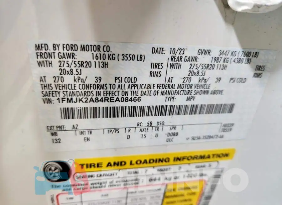 1FMJK2A84REA08466 Photo# 13