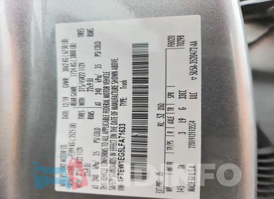 1FTEW1EG5LFA71633 Photo# 12