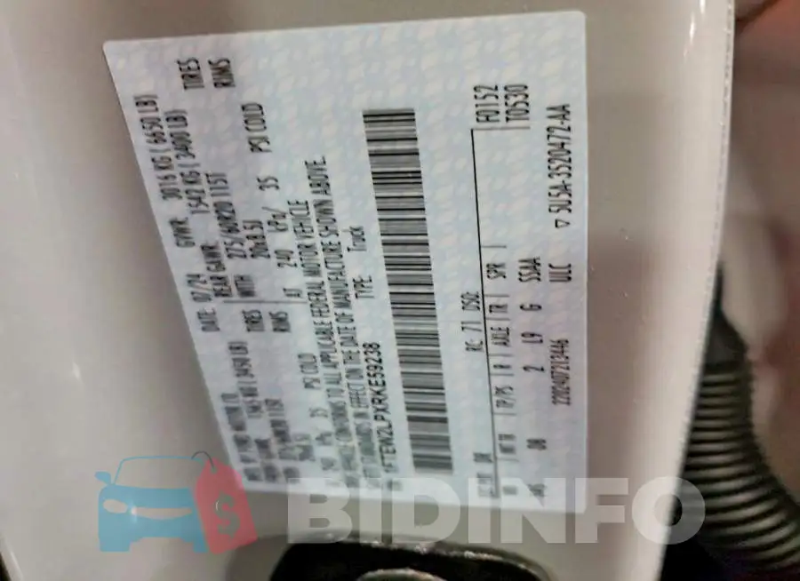 1FTEW2LPXRKE59238 Photo# 12