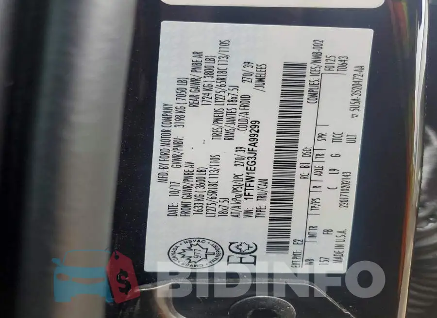 1FTFW1EG3JFA99299 Photo# 12