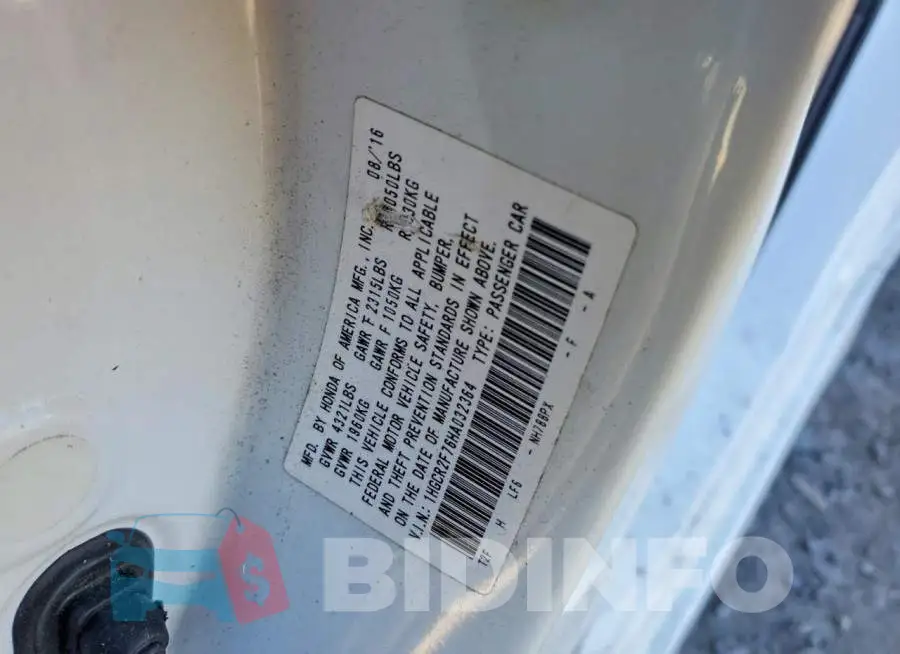 1HGCR2F76HA032364 Photo# 12