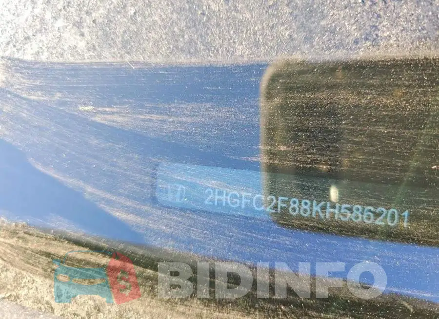 2HGFC2F88KH586201 Photo# 12