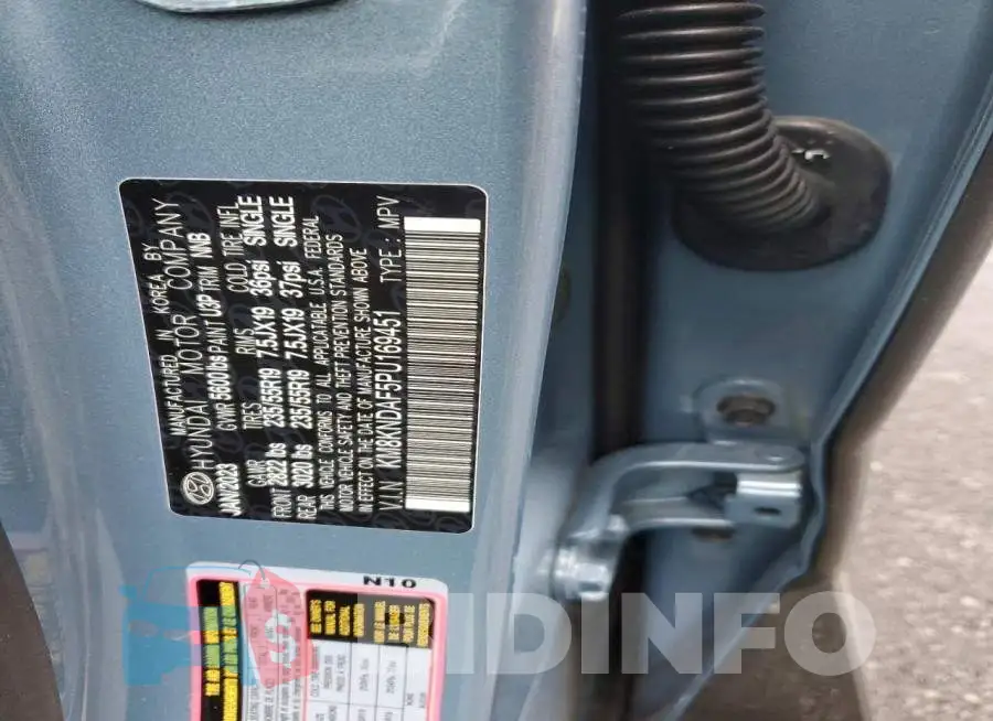 KM8KNDAF5PU169451 Photo# 13