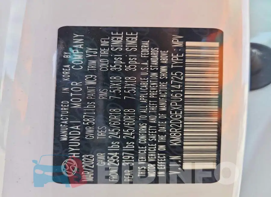 KM8R2DGEXPU614725 Photo# 14