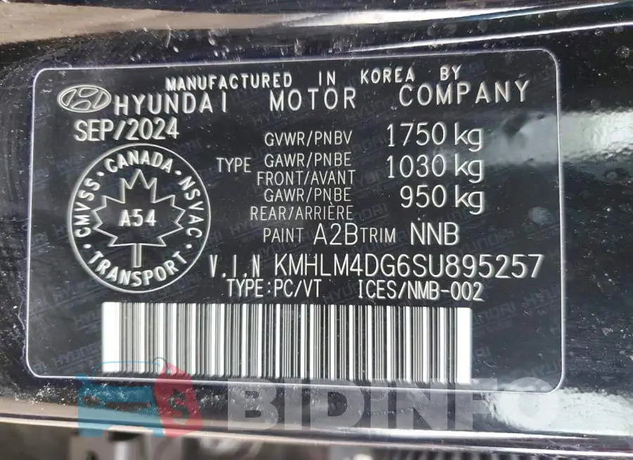 KMHLM4DG6SU895257 Photo# 13