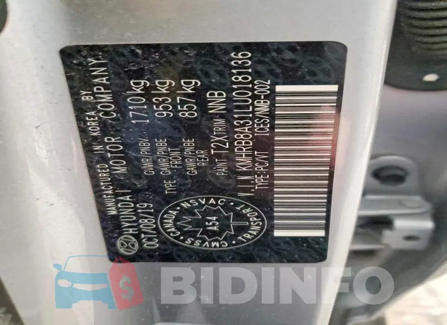 KMHRB8A31LU018136 Photo# 13