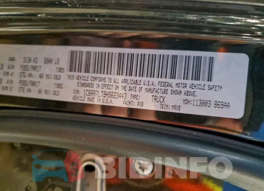1C6RR7LT9HS623443 Photo# 12