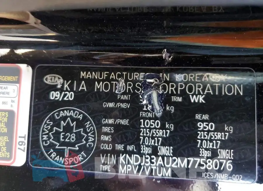 KNDJ33AU2M7758076 Photo# 13