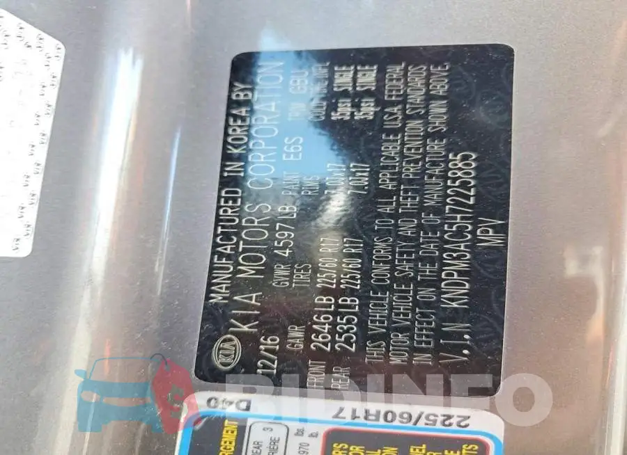 KNDPM3AC5H7225885 Photo# 13