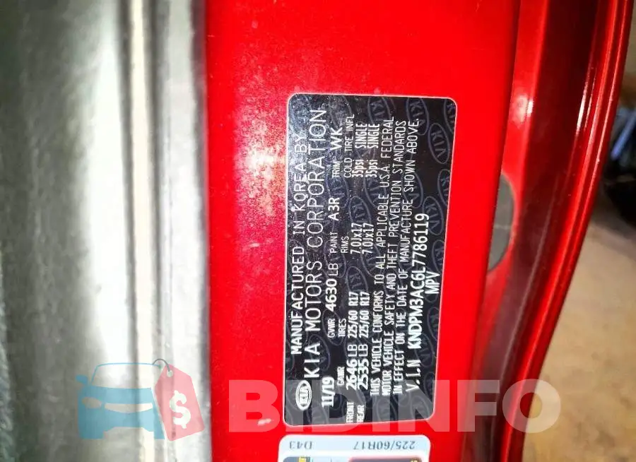 KNDPM3AC6L7786119 Photo# 12