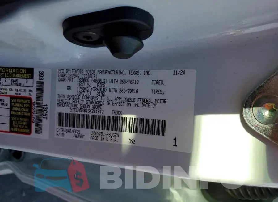 5TFLA5DB1SX261912 Photo# 13