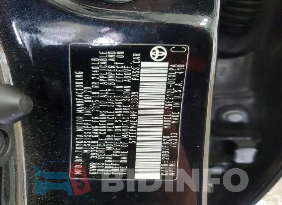 5YFEPMAE4MP153639 Photo# 13