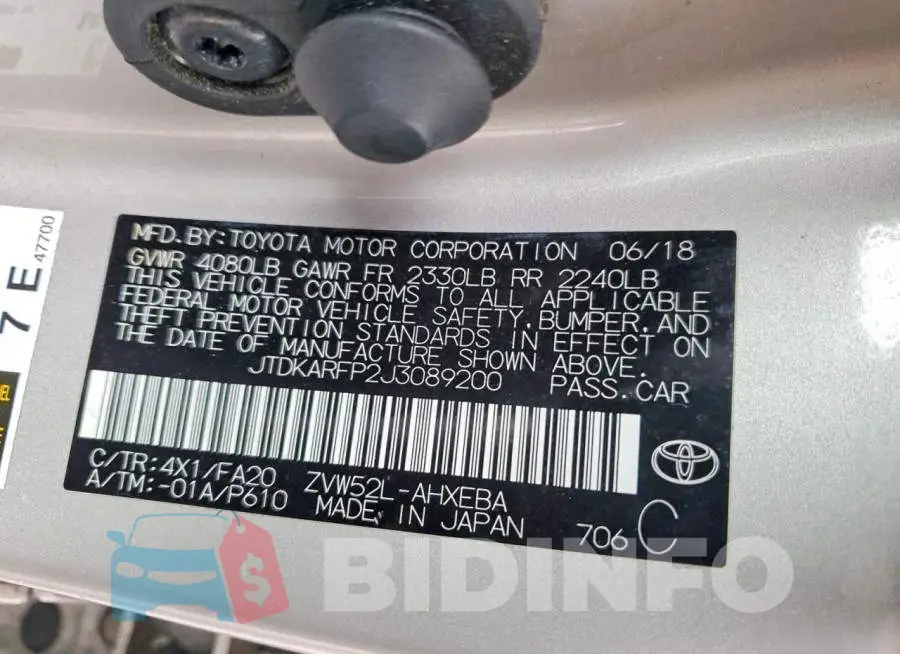 JTDKARFP2J3089200 Photo# 13