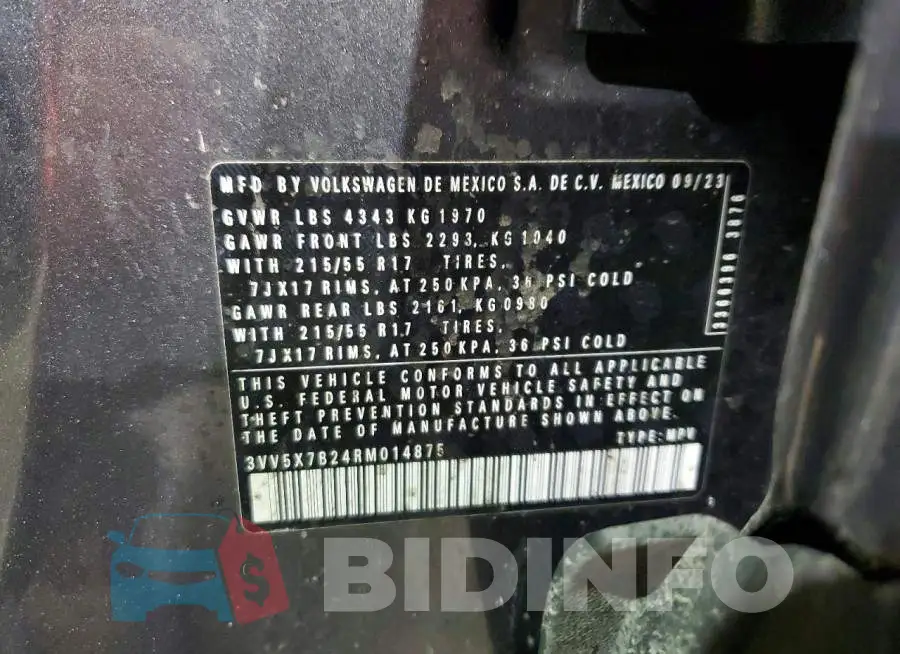 3VV5X7B24RM014875 Photo# 14