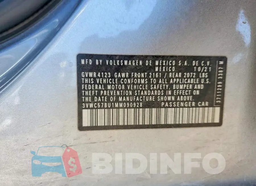 3VWC57BU1MM090928 Photo# 13