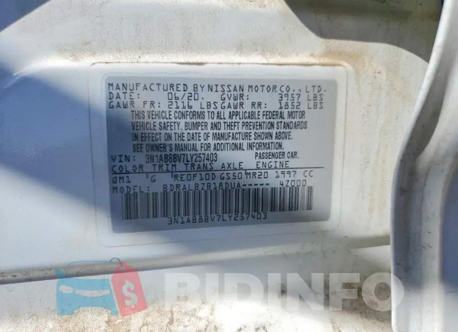 3N1AB8BV7LY257403 Photo# 12