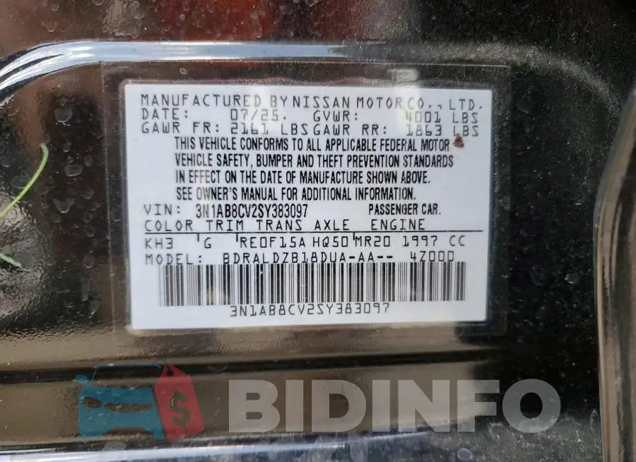 3N1AB8CV2SY383097 Photo# 12