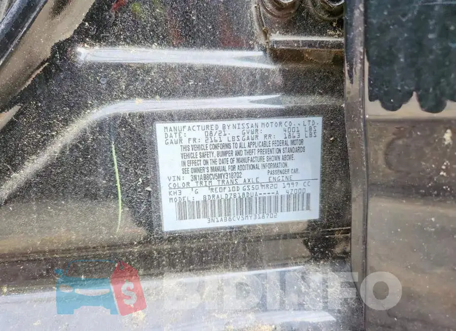 3N1AB8CV5MY318702 Photo# 13