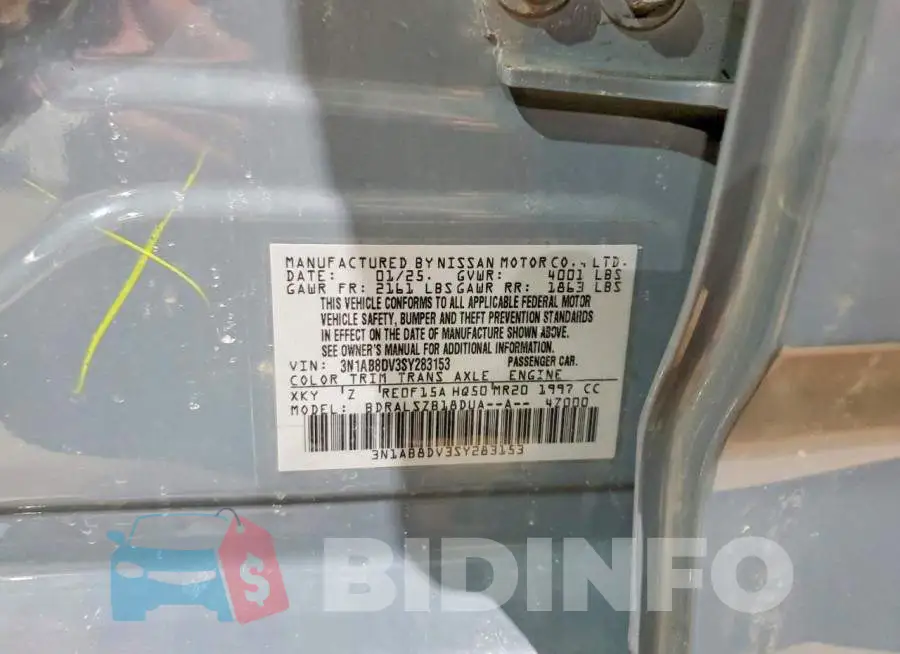 3N1AB8DV3SY283153 Photo# 13