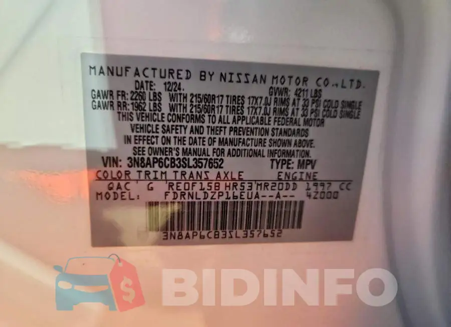 3N8AP6CB3SL357652 Photo# 13