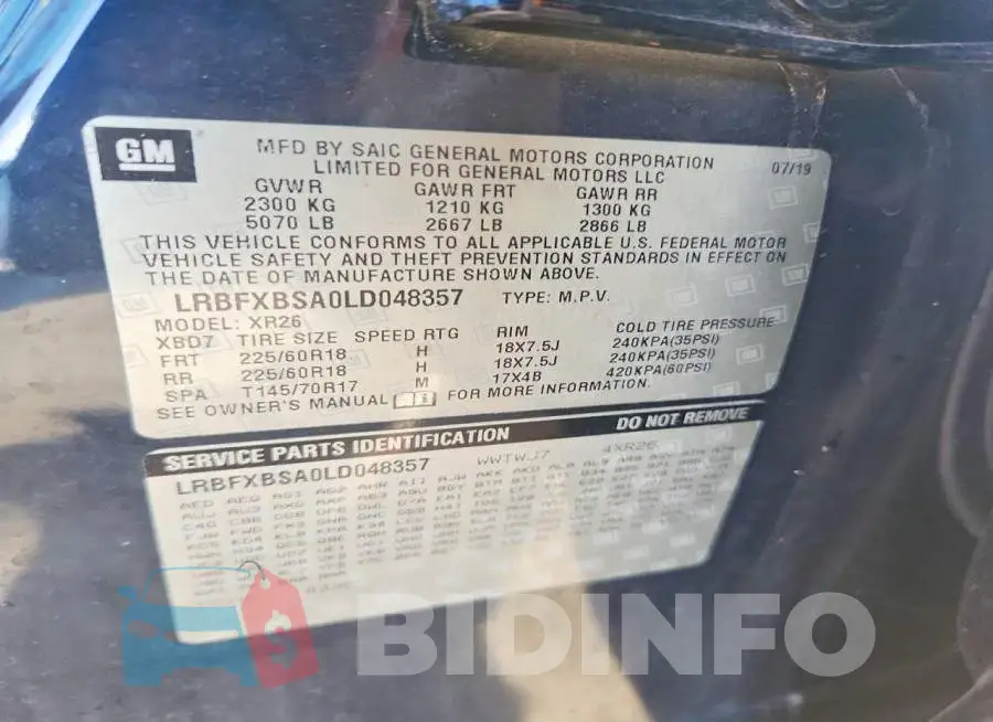LRBFXBSA0LD048357 Photo# 13