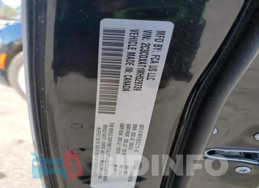 2C3CDXAT1MH529739 Photo# 12