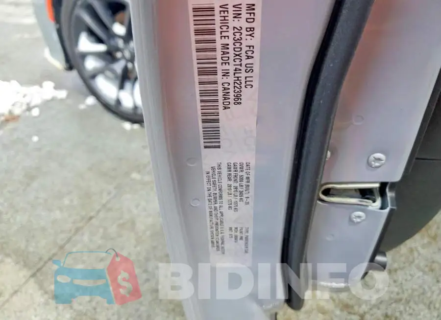2C3CDXCT4LH223968 Photo# 12