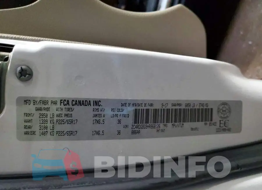 2C4RDGBG9HR868126 Photo# 13