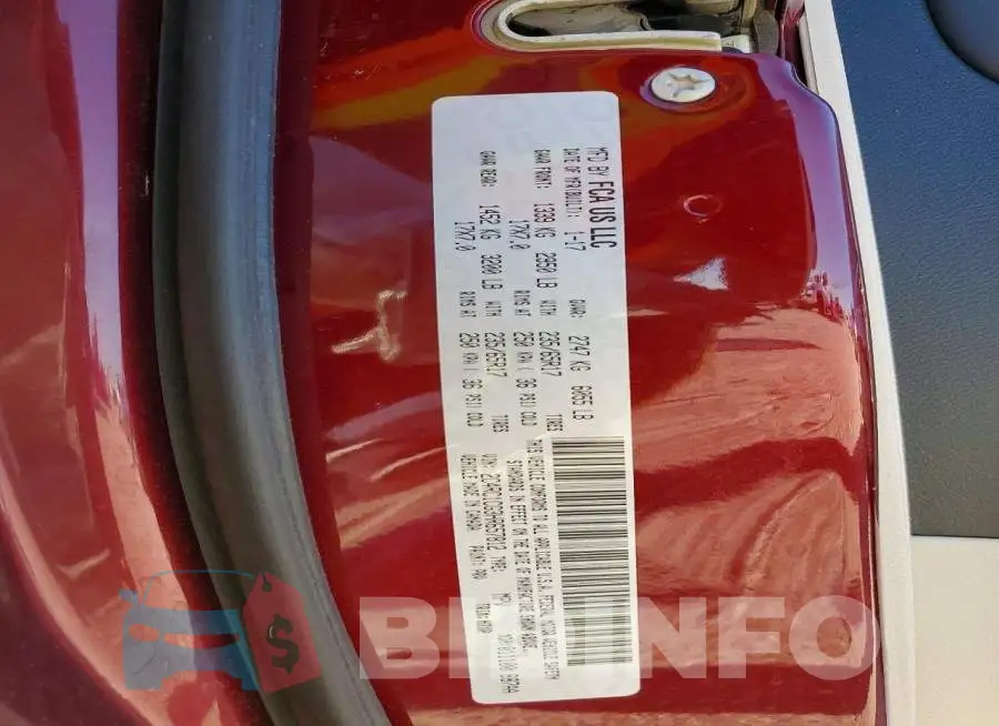 2C4RC1CG3HR657812 Photo# 13