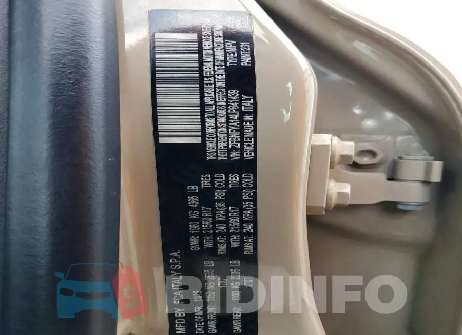 ZFBNFYA14LP841439 Photo# 13