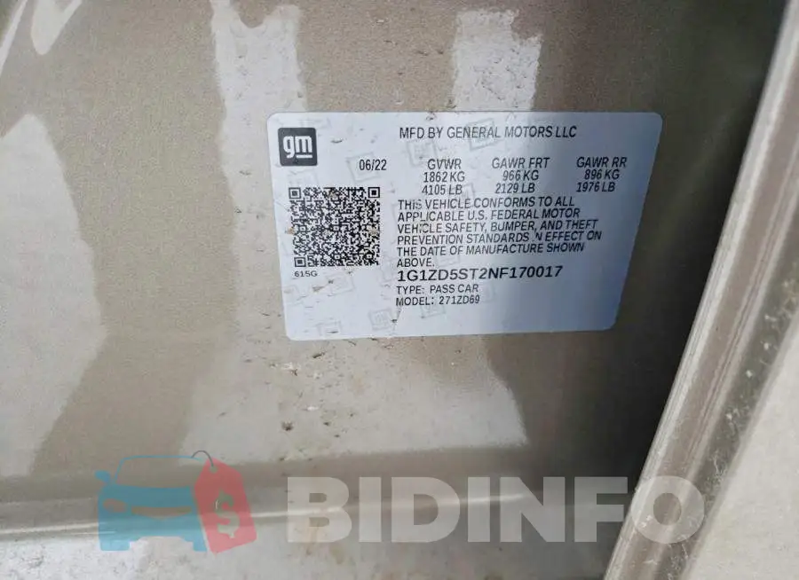 1G1ZD5ST2NF170017 Photo# 12