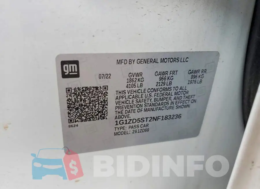 1G1ZD5ST2NF183236 Photo# 12
