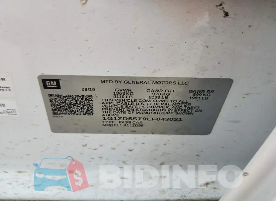 1G1ZD5ST9LF043021 Photo# 12