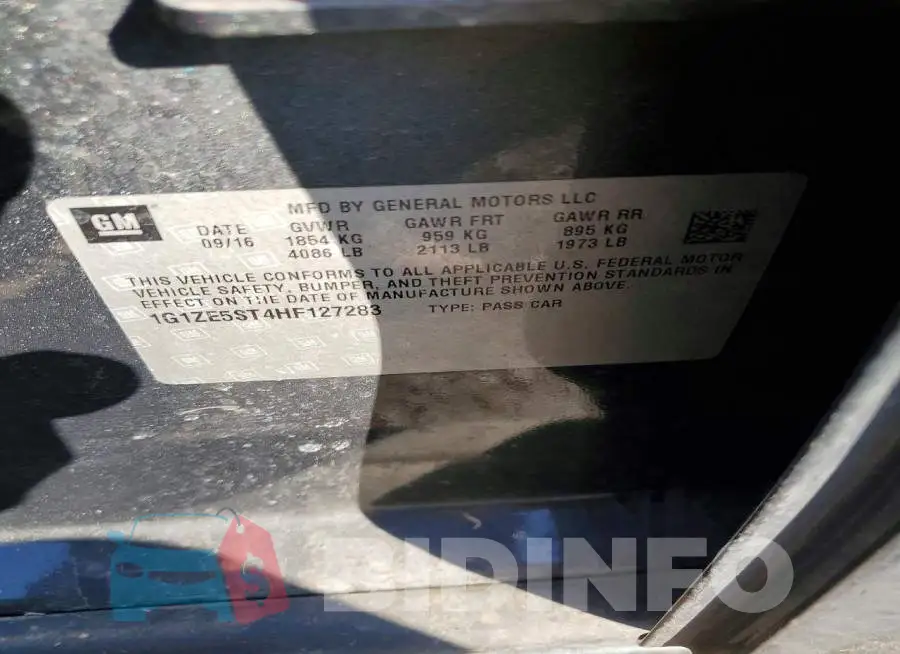 1G1ZE5ST4HF127283 Photo# 12