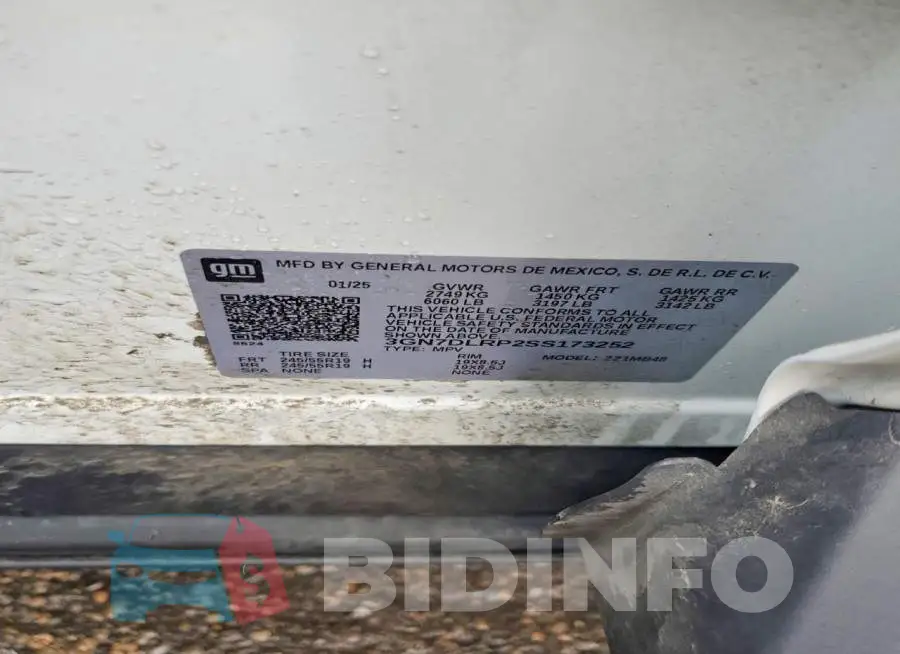 3GN7DLRP2SS173252 Photo# 13