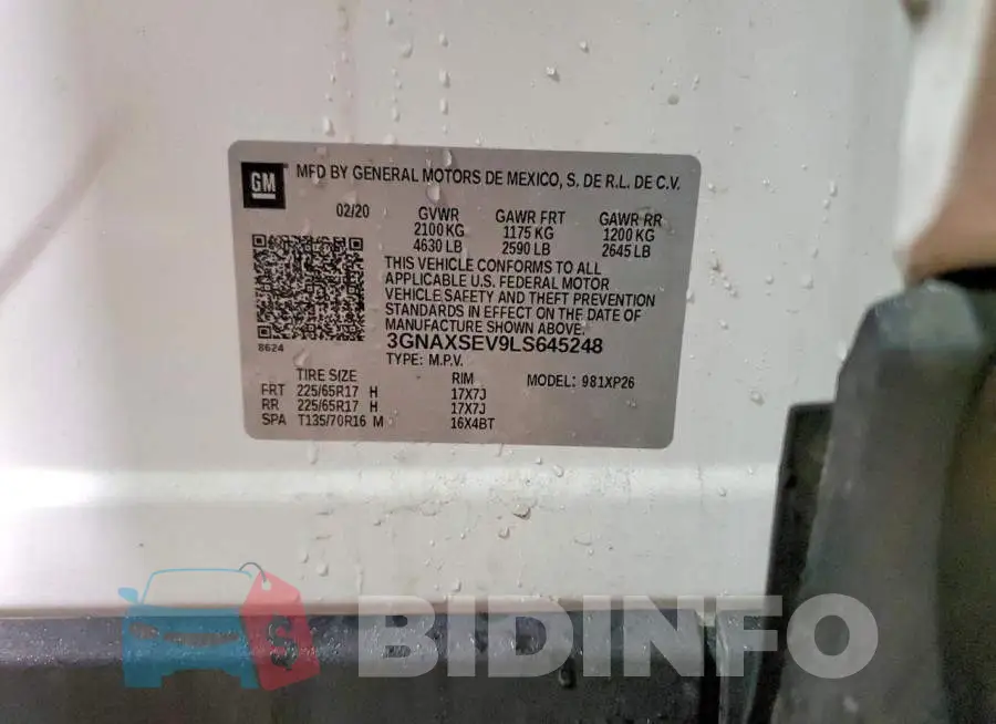 3GNAXSEV9LS645248 Photo# 13